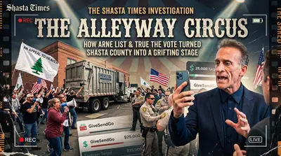 The Alleyway Circus: How Arne List and True the Vote Turned Shasta County Into a Grifting Stage